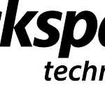 Rackspace Technology logo in black font on a white background, featuring the company name and "technology" subtitle